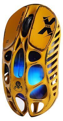 GravaStar Мышь Mercury X, BT/WL/USB-A, RGB, Battle-Worn Yellow GS_X_YLW фото