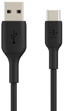 Belkin Кабель USB-A > USB-C заряджання/синхронізації 2м, 15Вт, Type-C, PVC, чорний CAB001BT2MBK фото