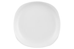 Тарілка обідня квадратна Ardesto Molize, 27х27 см, біла, кераміка AR2927MW фото