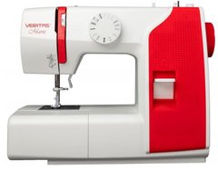 Швейна машина VERITAS MARIE, електромех., 70Вт, 13 шв.оп., петля напівавтомат, білий + червоний MARIE фото