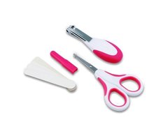 Набір по догляду за дитиною Nuvita 0м+ Рожевий Безпечні ножиці з акс. NV1138Pink - купити в інтернет-магазині Coolbaba Toys