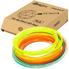 Набір ниток 1.75мм PLA для ручки 3D XYZprinting (6 кольорів) - купити в інтернет-магазині Coolbaba Toys