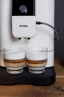 Nivona Кавомашина NIVONA NIVO 8112, 1.8л, зерно+мелена, автомат.капуч, дисплей, Функція приготування холодних напоїв Chilled Brew, режим Americano Connoisseur, білий NIV00511 фото