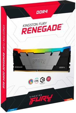 Kingston Пам'ять ПК DDR4 32GB KIT (16GBx2) 3600 FURY Renegade RGB KF436C16RB12AK2/32 фото