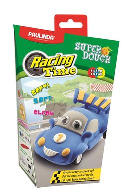 Масса для лепки Paulinda Super Dough Racing time Машинка синяя инерционный механизм PL-081161-1 фото