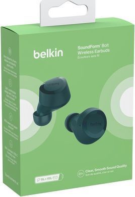 Belkin Наушники TWS Soundform Bolt True Wireless, бирюзовый AUC009BTTE фото