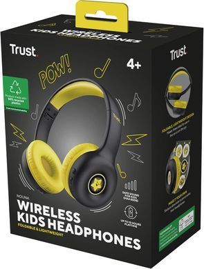 Trust Наушники On-ear Nouna Kids, Wireless, Mic, Черный 25405_TRUST фото