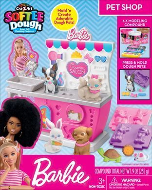 Cra-Z-Art Тесто для лепки Barbie Зоомагазин с формами, набор 10ед 34041CRA фото