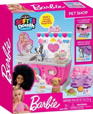 Cra-Z-Art Тесто для лепки Barbie Зоомагазин с формами, набор 10ед 34041CRA фото