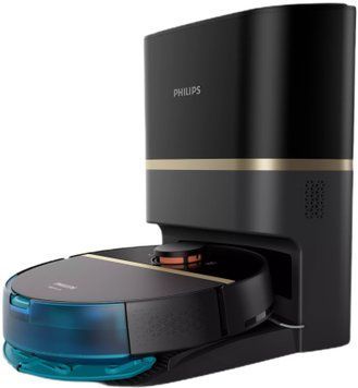 Philips Робот-пылесос Series 7000 , h=35см, влажная уборка, конт пыль -0.26л, вода -0.24л, автон. раб. до 180мин, НЕРА 11, черный XU7100/01 фото