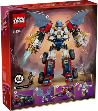 LEGO Конструктор LEGO Ninjago Ультраоб'єднувальний робот Зейна 71834 фото