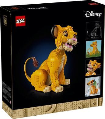 LEGO Конструктор Disney Classic Юный король Лев Симба 43247 фото