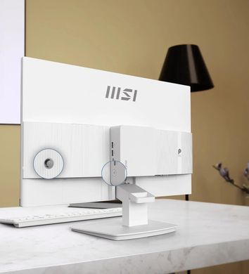 MSI Монітор 23.8" PRO MP241W-E14V HDMI, DP, VA, 144Hz, 1ms, sRGB 98%, FreeSync, білий 9S6-3PE1CH-027 фото