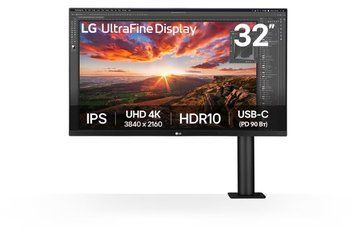 LG Монітор LG 31.5" 32UN880K-B 2xHDMI, DP, USB-С, MM, IPS, 3840x2160, DCI-P3 95%, Pivot, HDR10 32UN880K-B фото