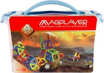 MagPlayer Конструктор магнітний 66 од. (MPT-66) MPT-66 фото