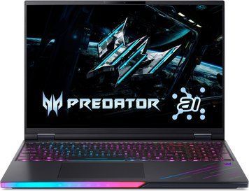 Acer Notebook Predator Helios 16 PH16-73 16" OLED, Intel U9-275HX, 64GB, F2TB, NVD5070Ti-12, Win11P, black NH.QW1EU.002 фото