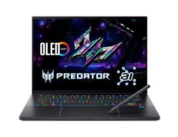 Acer Ноутбук Acer Predator Triton 14 PT14-52T 14.5" 2.8K OLED Touch, Intel U9-288V, 32GB, F1TB, NVD5070-8, Win11P, чорний NH.U0GEU.004 фото