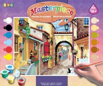 Набор для творчества Sequin Art PAINTING BY NUMBERS SENIOR Тихая улица SA0129 фото
