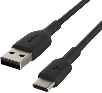 Belkin Кабель USB-A > USB-C заряджання/синхронізації 2м, 15Вт, Type-C, PVC, чорний CAB001BT2MBK фото