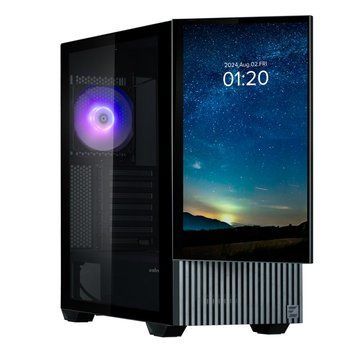 Zalman Корпус Z10 DS, без БЖ, 2xUSB3.0, 1хUSB Type-C, 2х120мм, 1x120мм ARGB, TG Side Panel, ATX, Monitor, чорний Z10DSBLACK фото