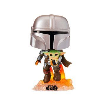 Ігрова фігурка FUNKO POP! серії "Мандалорець" - МАНДАЛОРЕЦЬ, ЩО ЛЕТИТЬ З МАЛЮКОМ 50959 фото