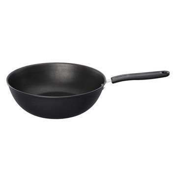 Fiskars Сковорода Functional Form ВОК, 28см, покрытие Hardtec Superior, индукция, алюм., чёрный 1027705 фото