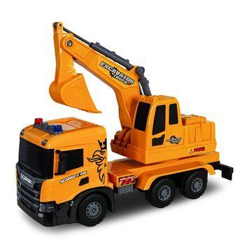Автомодель серии "Super Big Truck" &ndash; ЭКСКАВАТОР SCANIA (свет, звук) 5006KS фото