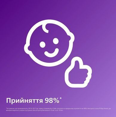AVENT Пустушка Avent Ultra Soft, 6-18 міс., дизайн нейтральний, 2 шт. SCF091/15 фото