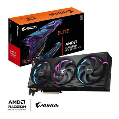 Gigabyte Відеокарта Radeon RX 9700 XT 16GB GDDR6 AORUS ELITE GV-R9070XTAORUS_E-16GD фото