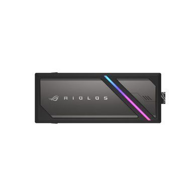 ASUS Портативний корпус ASUS для SSD ROG STRIX AIOLOS PCIe NVMe M.2 2230/2242/2260/2280 USB Type-C 3.2 Gen 2x2 ARGB чорний 90DD02U0-MA9000 фото
