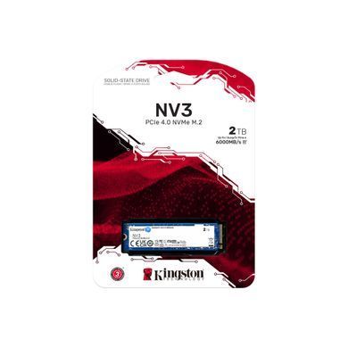 Kingston Накопичувач SSD M.2 2TB PCIe 4.0 NV3 SNV3S/2000G фото