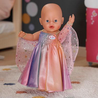 Одяг для ляльки BABY BORN - СУКНЯ ВЕСЕЛКА (43 cm) 836132 фото