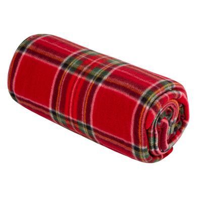 ARDESTO Плед Fleece 130x160см, 100% поліестер, клітинка, червоний