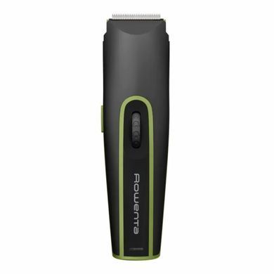Rowenta Машинка для стрижки Nomad Sport Collection, акум., роторный мотор, насадок-2, кейс, сталь, черно-зеленый TN1409F0 фото