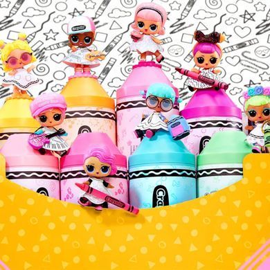 Игровой набор с куклой L.O.L. SURPRISE! серии "Crayola" &ndash; ЦВЕТНАШКИ (с аксесс.) 505273 фото