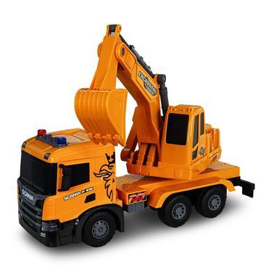 Автомодель серии "Super Big Truck" &ndash; ЭКСКАВАТОР SCANIA (свет, звук) 5006KS фото
