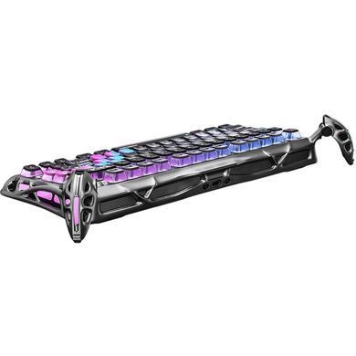 GravaStar Клавіатура механічна GravaStar K1 Pro 80keys, GravaStar x Kailh Speedy Mint, BT/WL/USB, cyberpunk GSK1PRO_CBLK фото
