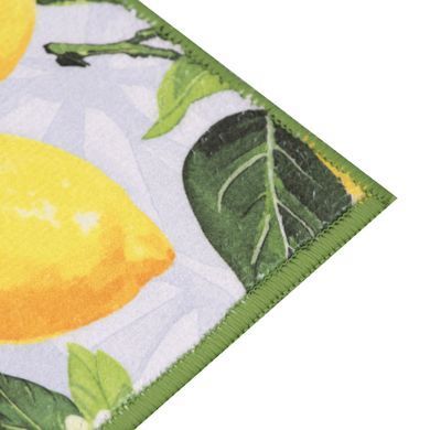 ARDESTO Килимок для сушіння посуду ARDESTO Sicilian lemons 38x51см, 100% поліестер, зелений