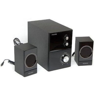 Microlab Акустична система M-223 2.1, 17W, mini-jack, чорний M-223 фото