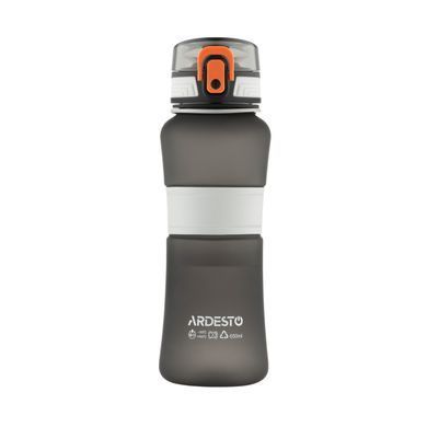 ARDESTO Пляшка для води Balance 650мл, пластик, чорний