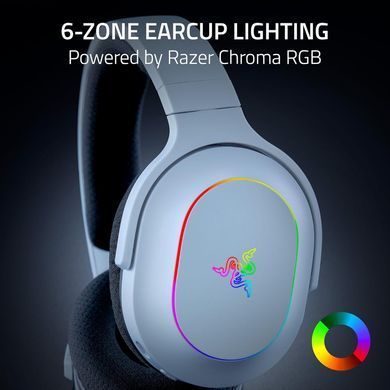 Razer Гарнитура игровая Barracuda X Chroma, BT/WL, RGB, белый RZ04-05220200-R3M1 фото