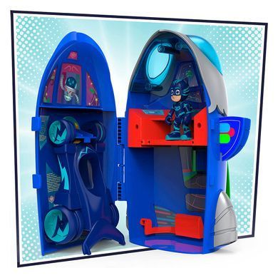 Игровой набор ГЕРОИ В МАСКАХ - ШТАБ-РАКЕТА 2-в-1 (фигурка, машинка) F2098 фото