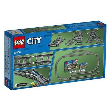 LEGO Конструктор City Железнодорожные стрелки 60238 60238 фото