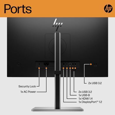 HP Монітор LCD 23.8" HP E24 G5 HDMI, DP, USB, IPS 6N6E9AA фото