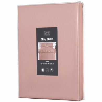 ARDESTO Простынь Mix&Match Premium, 240x260см, 100% хлопок, сатин, нюд