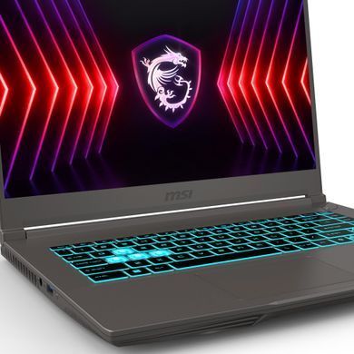 MSI Ноутбук MSI Thin 15 B13VE-3294XUA 15.6" FHD, Intel i5-13420H, 16GB, F1TB, NVD4050-6, DOS, сірий 9S7-16R831-3294 фото
