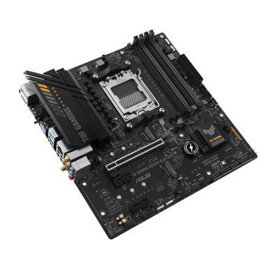 ASUS Материнcька плата TUF GAMING A620M-PLUS WIFI sAM5 A620 4xDDR5 HDMI DP mATX 90MB1F00-M0EAY0 фото