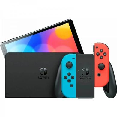 Nintendo Игровая консоль Switch OLED (красный и синий) 045496453442 фото