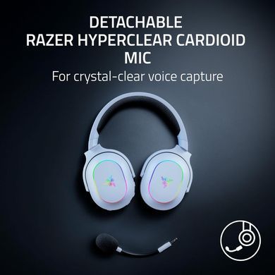 Razer Гарнитура игровая Barracuda X Chroma, BT/WL, RGB, белый RZ04-05220200-R3M1 фото