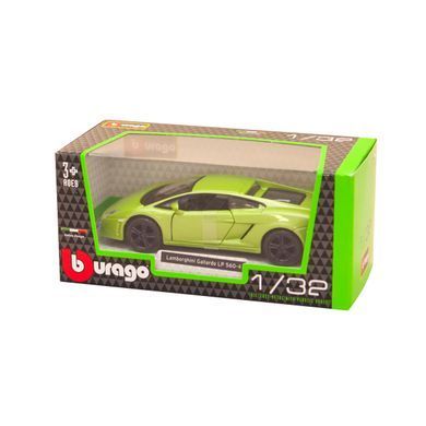 Автомодель - LAMBORGHINI GALLARDO LP560-4 (2008), (ассорти белый, светло-зеленый металлик, 1:32) 18-43020 фото